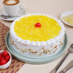 Pineapple Fresh Cream Cake