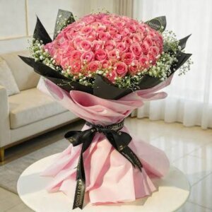 Pink Roses Bouquet